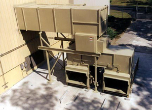 2 RJ-325 compactors with a diverter