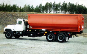 ME-65 Hoist with an open-top container