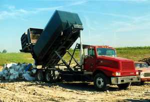 Hoist at landfill with RJ-250HT