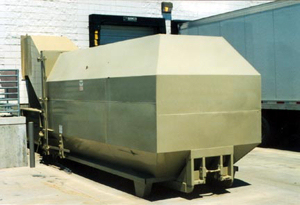RJ-225VL Compactor with a Chute System