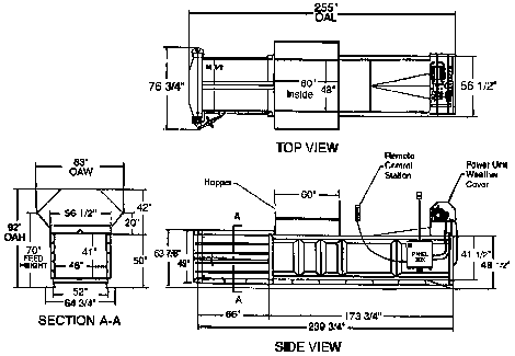 STEALTH® Baler - Structural Dimensions