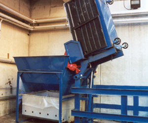 Medical Waste Cart to Cart Dumper
