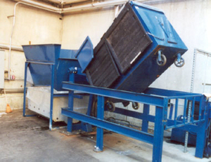 Medical Waste Cart to Cart Dumper