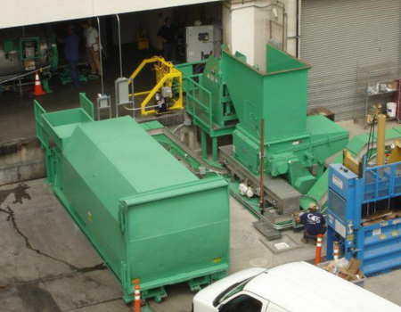 Garbage Compactor Machine